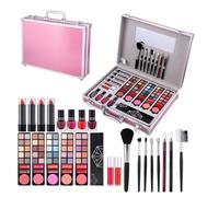 DzpKrka Make up for Girls | Nail Polish Mirror Eyeshadow Makeup Set - Waterproof Cosmetics Portable Make up Tools Kit for Travel Wedding Stage Dance Photoshoot