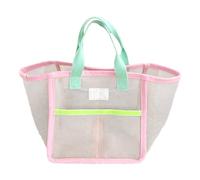 DzpKrka Mesh Beach Bag,Mesh Beach Bag | Mesh Pool Bag,Mesh Beach Bag with Proof Pockets, Waterproof Beach Bag for Holiday, Kids Should