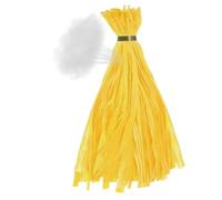 DzpKrka Mesh Produce Bags, Pack of 100 Stretchy and Vegetable Bags with Drawstring Closure, 40 cm Reusable Nets for Harvesting, Shopping, Food, Sea Animals, Fruits, yellow, see description, See