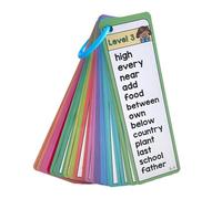 DzpKrka Phonetic Cards,Double-Sided Educational Games with Vocabulary,Set of 41 High Frequency Word Cards | for Boys and Girls, Homeschool, Preschool, Learning in the
