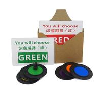 DzpKrka Prediction Color Trick, Interactive Trick Funny Gimmick to Predict Colour, Illusions Mentalism Props Beginners-Friendly Tricks for Street, Gathering, Festival
