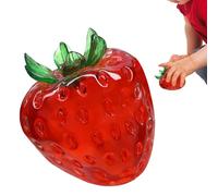 DzpKrka Squeezy Strawberry,Slow Rising Realistic Silicone - Strawberry Fidget Squeeze Ball | for Boys Girls Teens Adults Students Home Office School Work Study