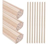 DzpKrka Wooden Craft Sticks - 120 Pieces Bulk Craft Sticks - 30 Cm Sticks For Building And Hand Carving For Mixing Paint - Projects For Art Classes And