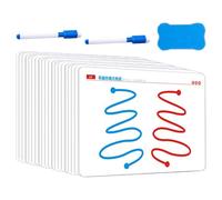 dzqad Brain Training Card - Left And Right Brain Development Training Card With 2 Pens And 1 Eraser Board, Brains Trainings Memory Cards Game, Educational Toy Cards For Parent-child Interaction