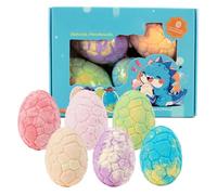dzqad Bubble Bath Balls with Toy | Dinosaur Egg Refreshing Body Cleanser - Bath Balls,for Kids Boys Girls Spa Home Tub Travel Hotel