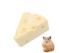 dzqad Calcium Grinding Stones for Hamsters - Cheese Shape Chinchillas Chew Toys - Mineral Chew Toy, Small Chewing Toys for Gerbil, Small Animal, Rabbits
