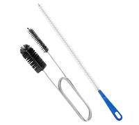 dzqad Drain Brush | Double Ended Drain Pipe Cleaning Brush Set - Plumbing Drainage Tool for Shower Bathtub Crevice Kitchen Bathroom Sewer Refrigerator Coil Duct