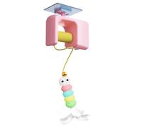 dzqad Electric Cat Toy - Retractable Hunting Toy | Interactive Kitten Hangable Hunting Game for Door Frame Exercise Indoor Floor Play Apartment Living Boredom Release