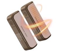 dzqad Electric Hand Warmers Rechargeable - 3 Modes Adjustable,1 Pair Reusable Pocket Warmers | for Travel Hiking Cold-Weather Sports Outdoor Commute Camping Daily Fishing