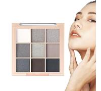 dzqad Eyeshadow Makeup | Professional 9 Colors Eyeshadow Makeup - Natural Long Lasting Multicolor Nude Eye Makeup, Eyeshadow for Beginners