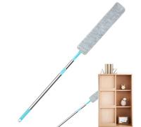 dzqad Flat Duster,Under Appliance Microfiber Dust Cleaner | Thin Duster | for Refrigerator Stove Ceilings Walls Blinds Couch Furniture Shelves Wardrobes Bedroom Living Room