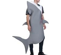 dzqad Funny Shark Costume,Stage Performance Shark Costume Adults - Adjustable Crazy Dress up Playtime Imagination Accessories for Birthday School Festival