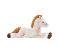 dzqad Horse Plush | Realistic Horse Toy - Cute Soft Huggable 21inch Pillow Educational Collectors' Display for Kids Easter School Farm Toddler Ages 1-3 Baby Family Girls