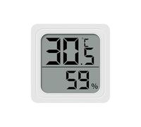 DZQAD Lcd Digital Hygrometer Thermometer, Indoor Household Electronic Thermo-Hygrometer, White, Tabletop, Wall Mount, Part Number: LKMU7UH647DACV8B2R