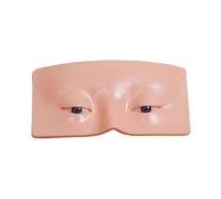 dzqad Makeup Mannequin Face,Silicone Realistic Cosmetic Make Up Tool | Eye Makeup Practice Mannequin | for Beginners Artists Self-Taught Professional Enthusiasts Women