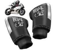 dzqad Motorcycle Handlebar Mittens - Windproof Snowmobile Gloves | Winter Thermal Gloves, Handlebar Muffs with Reflective Design, E-Bike Cycling for Men Women Cold Weather