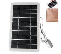 dzqad Portable Solar Panel, High Efficiency Waterproof Solar Panel | Solar Charger for Phone and Tablet | for Hiking Trekking Climbing Outdoor Travel Survival