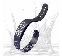dzqad Silent Alarm Watch,Digital Watch with Vibrating Alarm - Adjustable Wristband Cool Gadgets for Men Women Work Travel Sports Outdoor School Bedroom Birthday