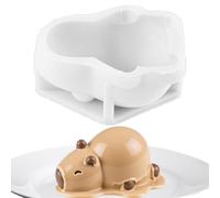 dzqad Silicone Molds | Chocolate Candy Molds for Capybara Theme Party - Non Stick Craft Making Tool for Muffin Jelly Dessert Pudding Clay Cake Soap Cupcake Topper
