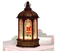 dzqad Snow Globes | Snow Globes Christmas Decoration - Festive Lighted Ornament Decor for Home Holiday Desk Activities Party Gathering Decoration Festival