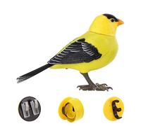 dzqad Toy Bird | Bird Figurines Toys,Electronic Pet Cute Desktop Realistic for Talking Interaction Toddler Outdoor Travel Waiting Room