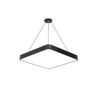 DZQWLL LED Chandelier, 36W Square LED Ceiling Light, 3000K/4000K/6000K Dimmable Hanging Lamp Fixtures, Industrial Style Pendant Lighting, Office Light, Shop Lights,