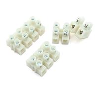 DZS Elec 30pcs Screw Type Quick Connect Terminal 450V 45A 22-10AWG 2/3/4 Position Wire Connectors Butt Terminal Block Universal Reusable Clamp Wire Terminal Wiring 2P 3P 4P