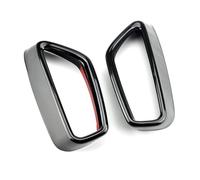 DZSCHUNLUSM Car End Pipes For BMW For 5 Series G30 G31 2018-2021 Stainless Steel Black Car Exhaust Pipe Cover Stickers Exterior Exhaust Tip Rear