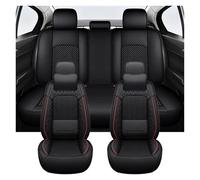 DZSCHUNLUSM Car Seat Cover Sets For Ssangyong For Rexton For Actyon Sport Leather Full Set Universal Car Seat Covers Car Seat Covers Full Set(Black+cushion)