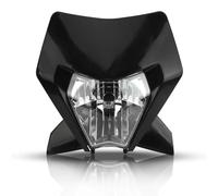 DZSCHUNLUSM Motorcycle LED Headlight Headlight Motorcycle Motocross Dirtbike Head Light For EXC XC SX XCW For EXCF SXW For SXF 125-500 Motorbike Headlights(Black)