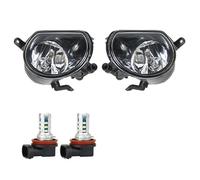 DZSDKHLFJ Work Lights 4l0941699 4l0941700 Fog Lamp Assembly For Q7 2010 2011 2012 2013 2014 2015 Front Bumper Anti Fog Light(Pair With LED M10)