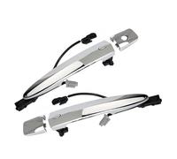 DZSFDGDDFGD Left Hand Side Door Handle 806451AA0A 806461AA0A for Nissan for Maxima for Murano 806469N00A Chrome Plastic Car Front Exterior Door Handle 1 Pair