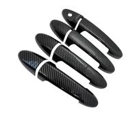 DZSFDGDDFGD Left Hand Side Door Handle Car Exterior Door Handle Cover Trim Carbon Fiber Texture Parts for Toyota for RAV4 for RAV 4 2019-2021 2022 2023