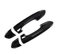 DZSFDGDDFGD Left Hand Side Door Handle Car Exterior Door Handle Cover Trim Gloss Black Accessories for for Mustang 6 MK6 S550 2015-2021 2022 2023