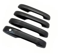 DZSFDGDDFGD Left Hand Side Door Handle Exterior Door Handle Cover Trim Set Carbon Fiber Texture Car Accessories for Fit for Jazz GR GS 2021 2022 2023