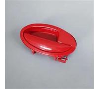 DZSFDGDDFGD Left Hand Side Door Handle for Lifan 520 Exterior Door Handle Replacement Parts Rear Left Red Color Chrome White Grey Plastic Metal Type(Red)