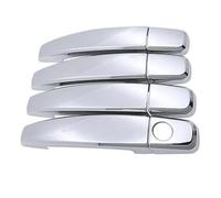DZSFDGDDFGD Left Hand Side Door Handle for Opel for Corsa D for Vauxhall for S07 2007-2014 Chrome Exterior Door Handle Cover Trim Set Car Parts