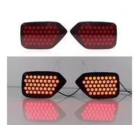 DZSFSTRHRRT Car Taillights For Subaru XV 2018-2021 2022 2023 3-in-1 Functions 12V LED Rear Bumper Light Brake Light Dynamic Turn Signal Reflector Lamp Lens(Star Red)