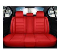 DZSFSTRHRRT Car Van Seat Covers For Dodge For Journey For Nitro For Ram 1500 For Caliber Car Seat Cover Universal Leather Interior Accessories(Rear Seats-Red)