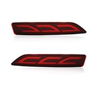 DZSFSTRHRRT High Mount Brake Light For BRV 2015-2016 For City 2012-2014 For Mobilio 2016-2017 For CRV 2007-2009 2PCS LED Rear Bumper Braking Tail Light Red Lens Reflector(2 Functions)