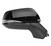 DZSHONGXINSM Auto Side Door Mirror Assembly For Toyota For RAV4 For RAV 4 2019-2022 Side Mirror Car Rearview Mirror Cover Frame Turn Signal Light Lamp Lens Heated Electric Wing Mirror Unit(Black R)