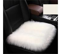 DZSHONGXINSM Car Seat Protector Artificial Plush Car Seat Cushion Winter Auto Cloak Universal Warm Cover For Kia For Lada For Vesta Car Seat Cushion Cover(1 FRONT WHITE)