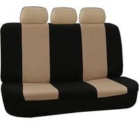 DZSHONGXINSM Car Seat Protector Car Seat Cover Universal Fit Front Rear Covers Interior Accessories Protector Car Seat Cushion Cover(Rear 1pc-BEIGE)