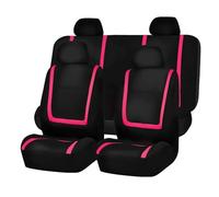 DZSHONGXINSM Car Seat Protector Car Seat Covers For Chevy For Impala For Malibu For Silverado3500 C1500 For Suburban 1500 Protection Pad Cushion Car Seat Cushion Cover(5seat-black pink)