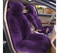 DZSHONGXINSM Car Seat Protector One Piece- Plush Car Seat Cover Purpose Long Wool Fur Front Protective Cushion Parts Protector Car Seat Cushion Cover(Lavender-1PC)