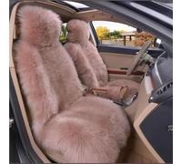 DZSHONGXINSM Car Seat Protector One Piece- Plush Car Seat Cover Purpose Long Wool Fur Front Protective Cushion Parts Protector Car Seat Cushion Cover(Taro purple-1PC)