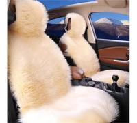 DZSHONGXINSM Car Seat Protector One Piece- Plush Car Seat Cover Purpose Long Wool Fur Front Protective Cushion Parts Protector Car Seat Cushion Cover(Pure White-1PC)