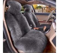 DZSHONGXINSM Car Seat Protector One Piece- Plush Car Seat Cover Purpose Long Wool Fur Front Protective Cushion Parts Protector Car Seat Cushion Cover(Dark Gray-1PC)