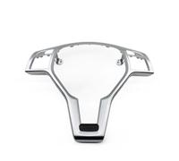 DZSHONGXINSM Car Steering Wheel Frame Trim Cover For Mercedes For Benz For AMG Style A B C E GLK GLA CLA CLS Class W176 W246 W204 W212 W156 W117 Decoration Interior Trim Accessory(Silver-Black)