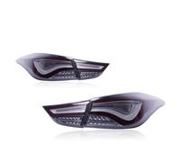 DZSJFGAIS Car Tail Lamp Pair Led Tail Lights For Hyundai For Elantra 2012-2014 Drl Fog Reverse Brake Signal Car Rear Light Assembly(Black)